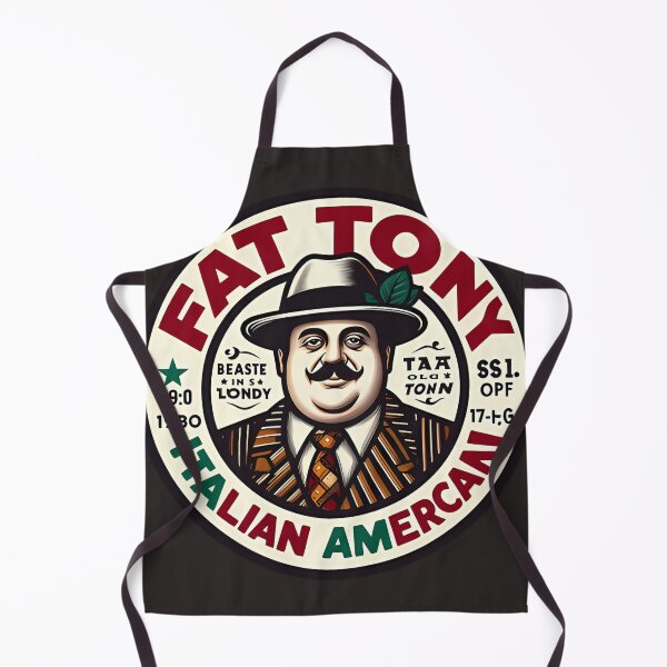 Item preview, Italian American Icon Fat Tony Logo designed and sold by NatashaLaughn.