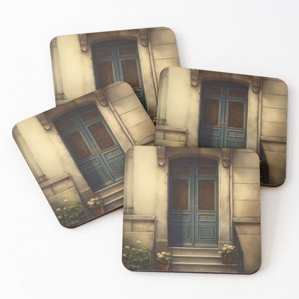 Item preview, Paris Door. Old Door. Vintage Door. Blue Door. Green Door. Door and Flowers designed and sold by maxa0109.