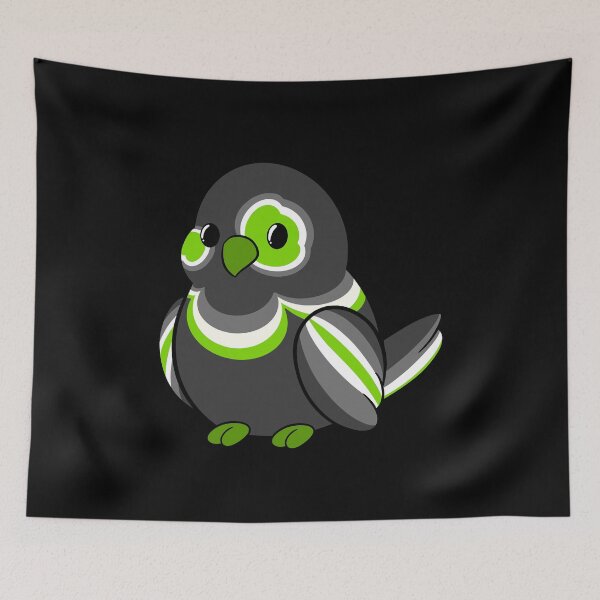 Item preview, Agender Pride Bird designed and sold by JaxNaBox.
