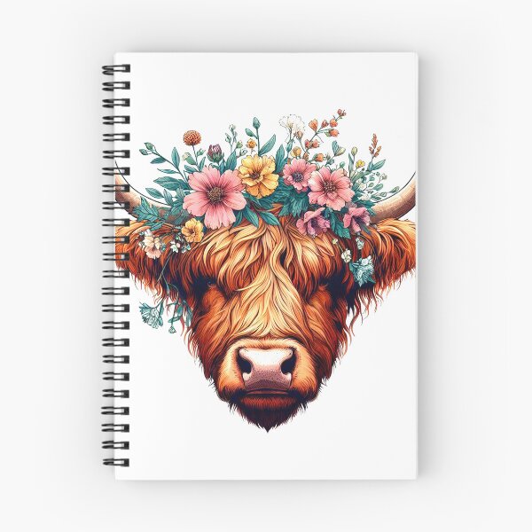 Item preview, Scottish Hairy Highland Cow Heilan Coo, Cute Highland Cow designed and sold by HEERYAK.