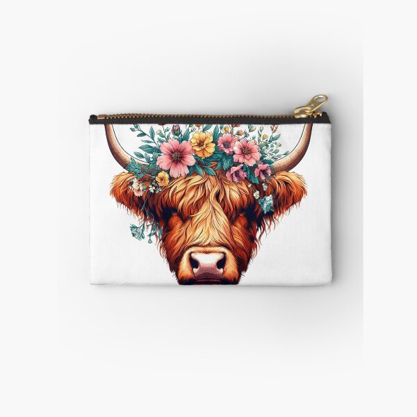 Item preview, Scottish Hairy Highland Cow Heilan Coo, Cute Highland Cow designed and sold by HEERYAK.