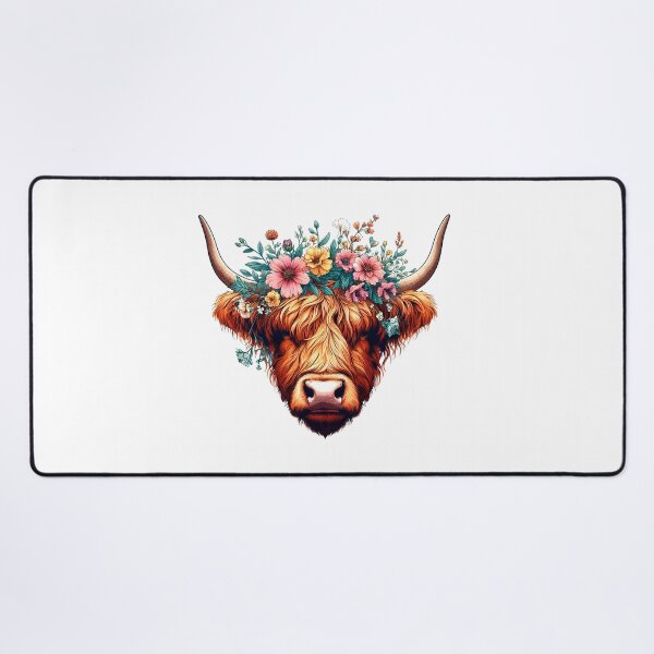 Item preview, Scottish Hairy Highland Cow Heilan Coo, Cute Highland Cow designed and sold by HEERYAK.