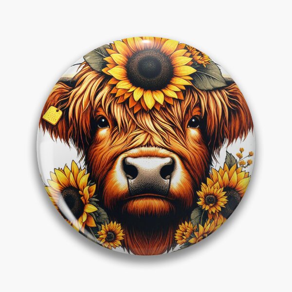 Item preview, Cute Scottish Highland Cow - Digital Art designed and sold by HEERYAK.