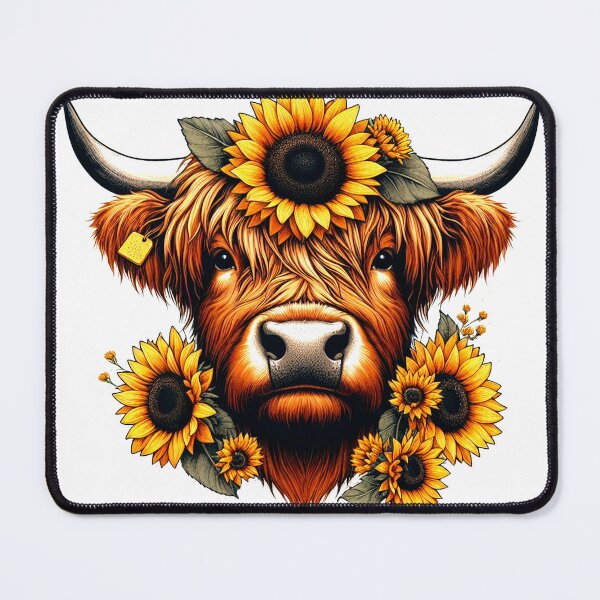 Item preview, Cute Scottish Highland Cow - Digital Art designed and sold by HEERYAK.