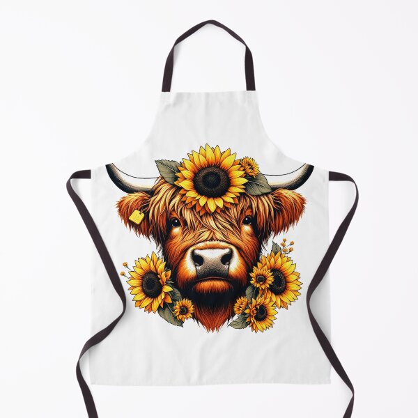 Item preview, Cute Scottish Highland Cow - Digital Art designed and sold by HEERYAK.