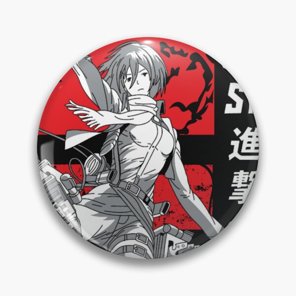 Mikasa aot dovahpin sale bn anime pin