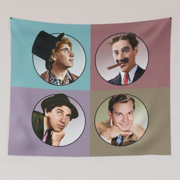 Item preview, The Four Marx Brothers 4-Color Quad designed and sold by SpruceTavern.
