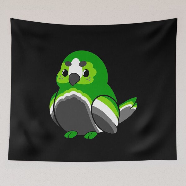 Item preview, Aromantic Pride Bird designed and sold by JaxNaBox.