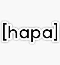 Hapa Sticker