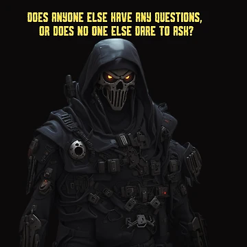 Artwork thumbnail, Any Questions? Reaper Rangers by Markus Pachner