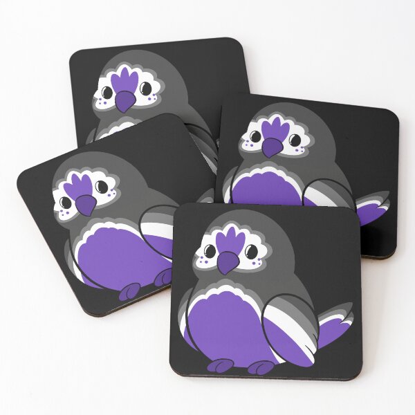 Item preview, Asexual Pride Bird designed and sold by JaxNaBox.