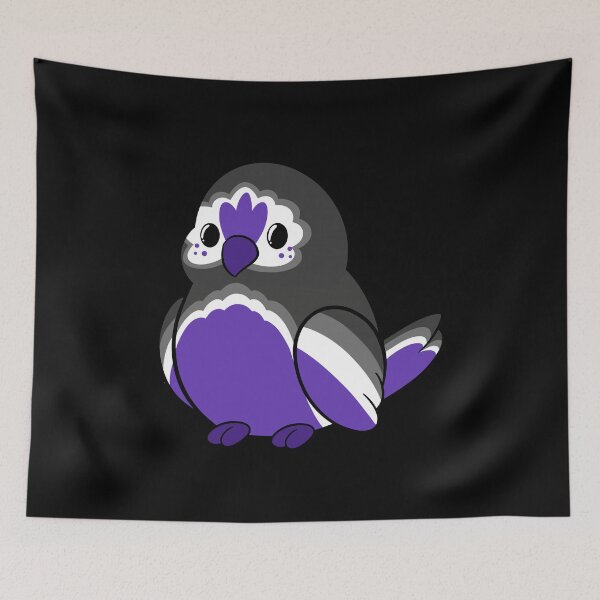 Item preview, Asexual Pride Bird designed and sold by JaxNaBox.