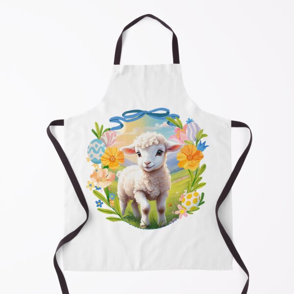 Item preview, Cute little lamb in a decorative vintage Easter egg. designed and sold by SaraSumi.