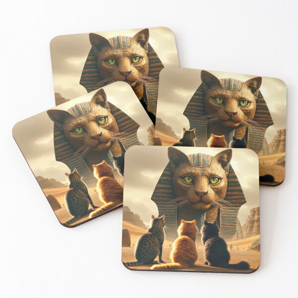 Item preview, Bo, Jovi, Toulouse and the Great Sphinx designed and sold by WhiskersEdge.