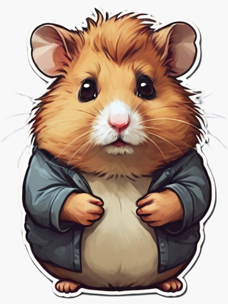 "Sad Hamster Hamsters Hamster Meme" Sticker for Sale by Allentee
