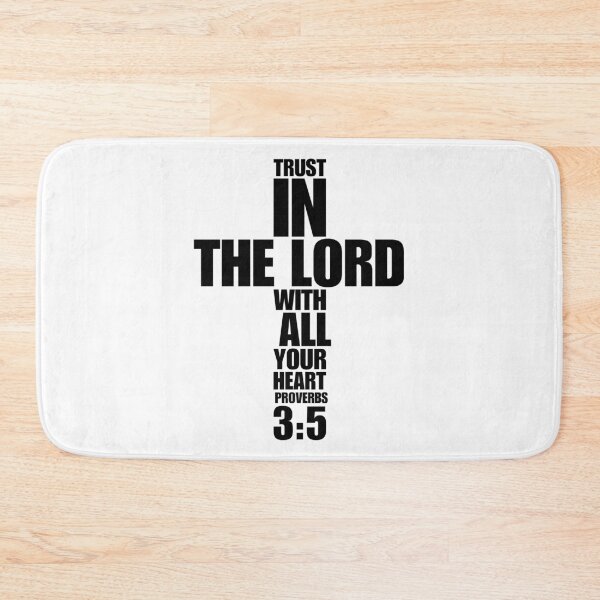 Item preview, Proverbs 3:5 Cross | Bible Verse Quote | Christian | Trust The Lord with All Your Heart | Cross  designed and sold by christiangoods.