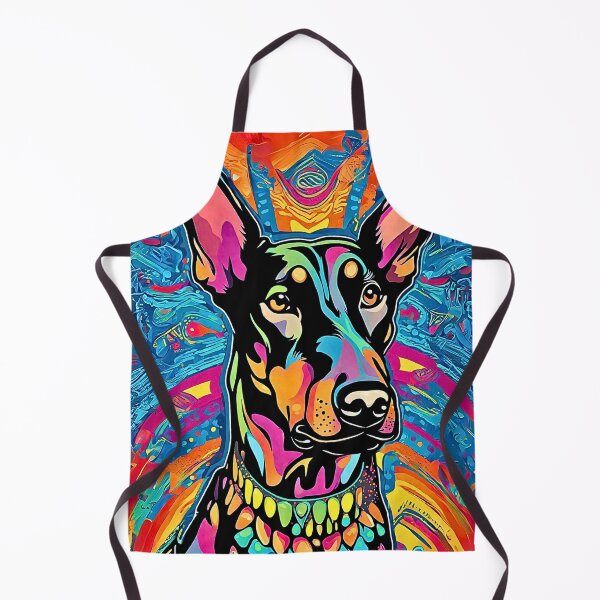 Artikelvorschau, Psychedelischer Dobermann-Pinscher entworfen und verkauft von Fredster1966.