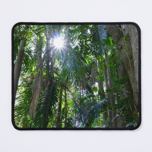 Item preview, Sunrays cutting through the cool green rainforest designed and sold by jaynerushton.