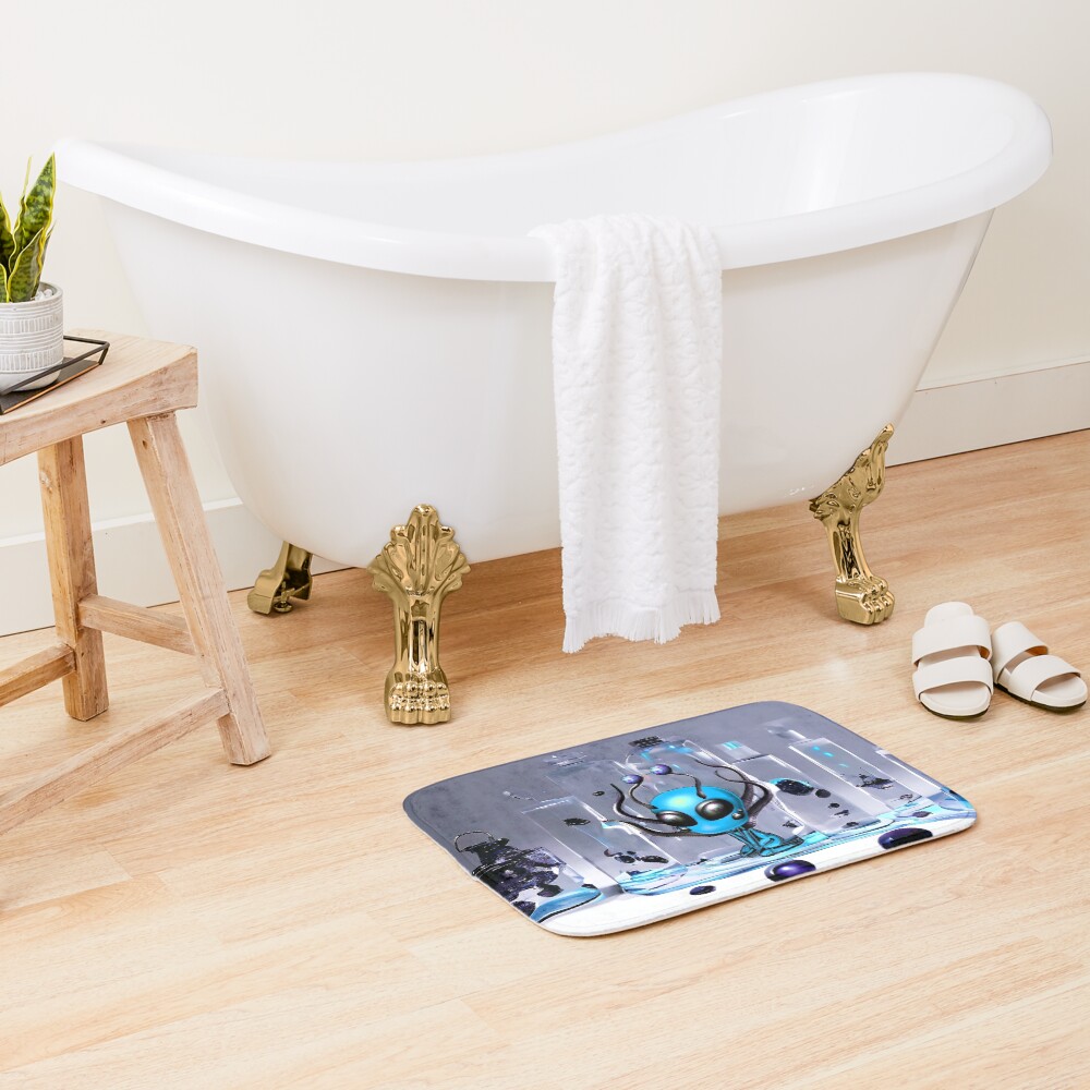 Item preview, Bath Mat designed and sold by Pebbledrops.