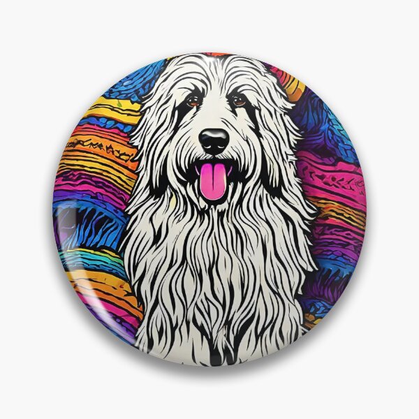 Item preview, Psychedelic Polish Lowland Sheepdog designed and sold by Fredster1966.