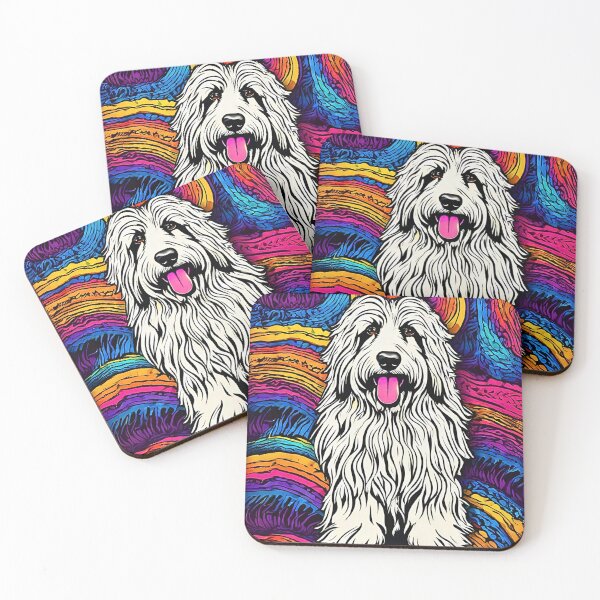 Item preview, Psychedelic Polish Lowland Sheepdog designed and sold by Fredster1966.