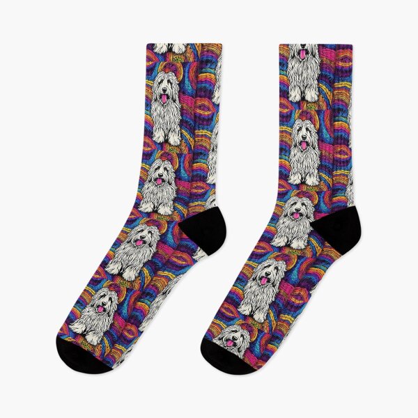Item preview, Psychedelic Polish Lowland Sheepdog designed and sold by Fredster1966.