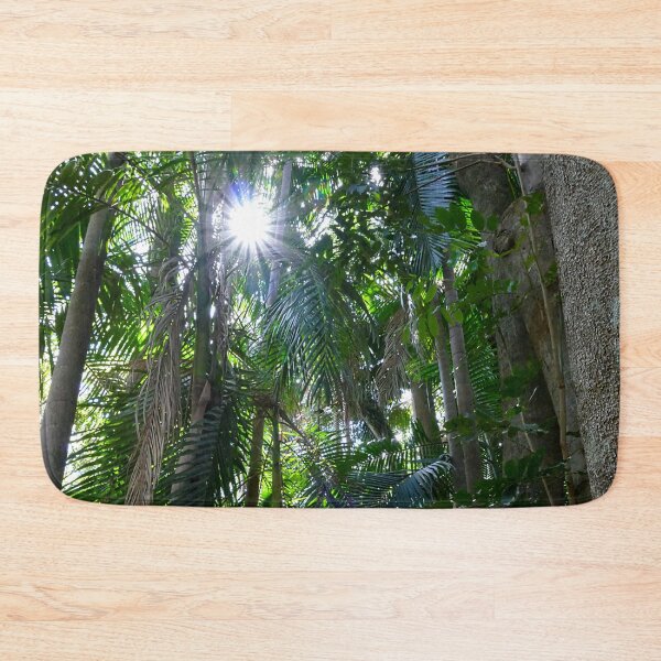 Item preview, Sunrays cutting through the cool green rainforest designed and sold by jaynerushton.