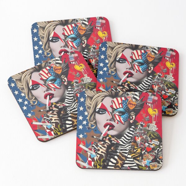 Artikelvorschau, Americana Dreams in Pop Art Hues 3 entworfen und verkauft von ramboe.