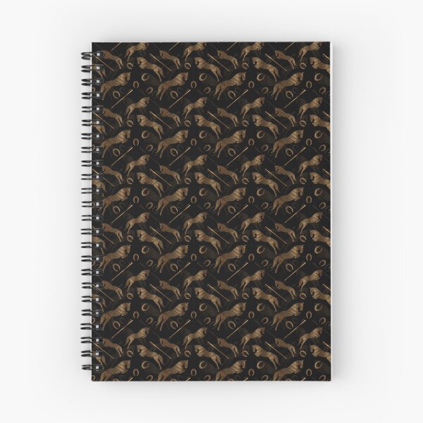 Item preview, Jumping horse in gold color pattern designed and sold by sashica.