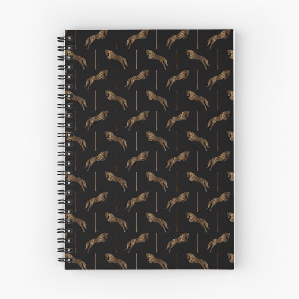Item preview, Jumping horse in gold color pattern designed and sold by sashica.