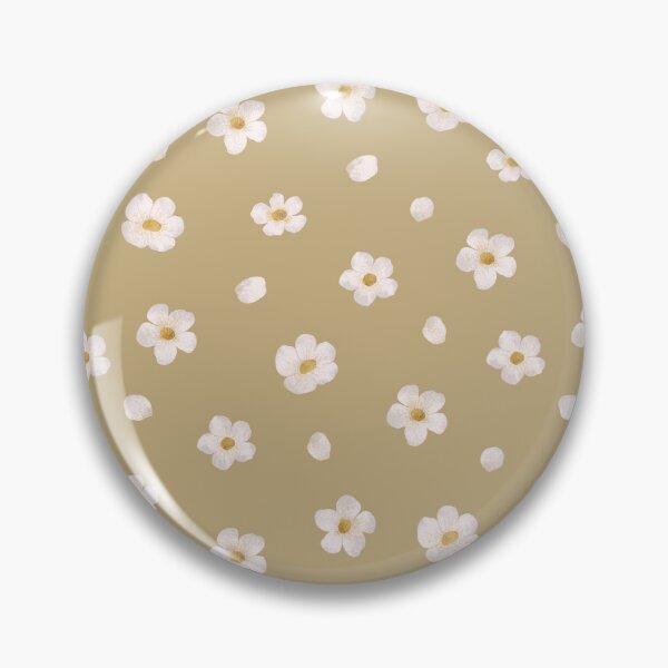 Item preview, Summer ditsy white floral print designed and sold by pinkyfish1010.