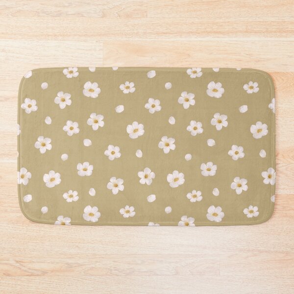 Item preview, Summer ditsy white floral print designed and sold by pinkyfish1010.