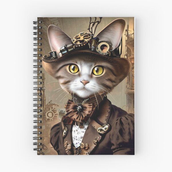 Item preview, Steampunk fantasy cat lady designed and sold by Astralia.