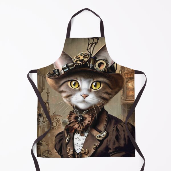 Item preview, Steampunk fantasy cat lady designed and sold by Astralia.