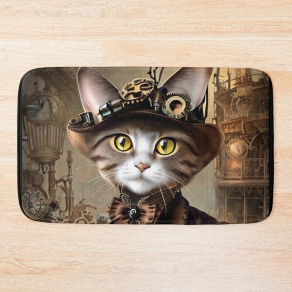 Item preview, Steampunk fantasy cat lady designed and sold by Astralia.
