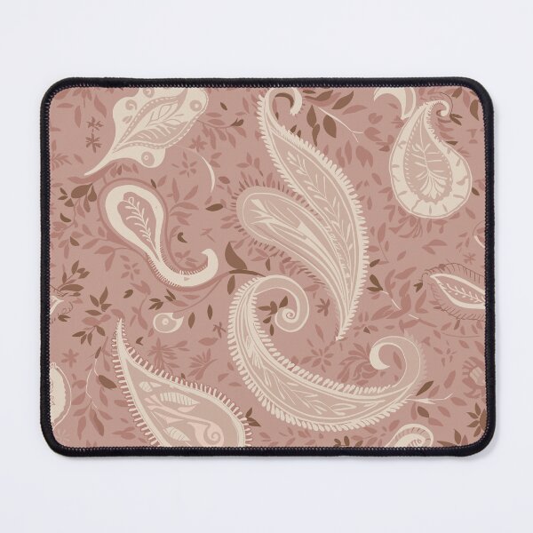 Item preview, eamless pattern featuring light pink paisley shapes on a slightly darker pink background. designed and sold by Daksh28.