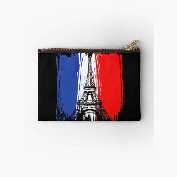Item preview, Eiffel Tower Paris France with French Tricolor  designed and sold by Greenbaby.