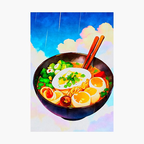Item preview, celestial Ramen (cloudy and rainy weather) designed and sold by asanaworld.