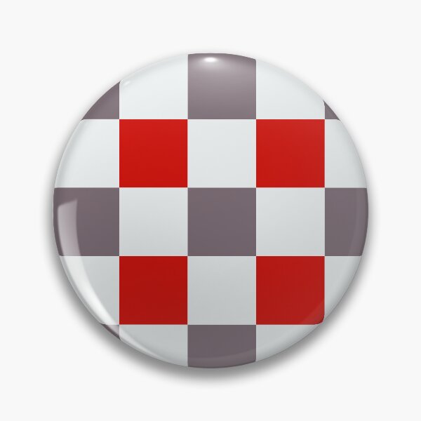 Item preview, Red and Gray Checkers on White Background/ Red and Gray Gingham - Repeating Pattern designed and sold by Victoria Rose.