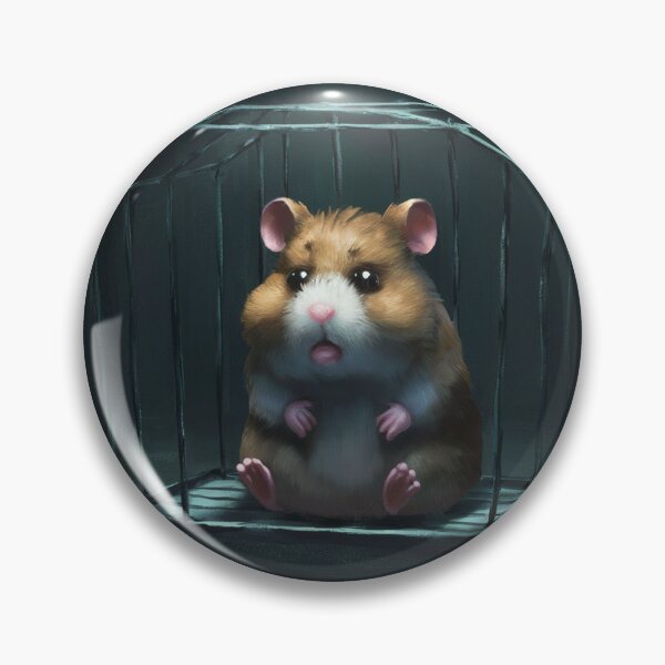 Item preview, Sad Hamster in Cage designed and sold by Adarsh03.