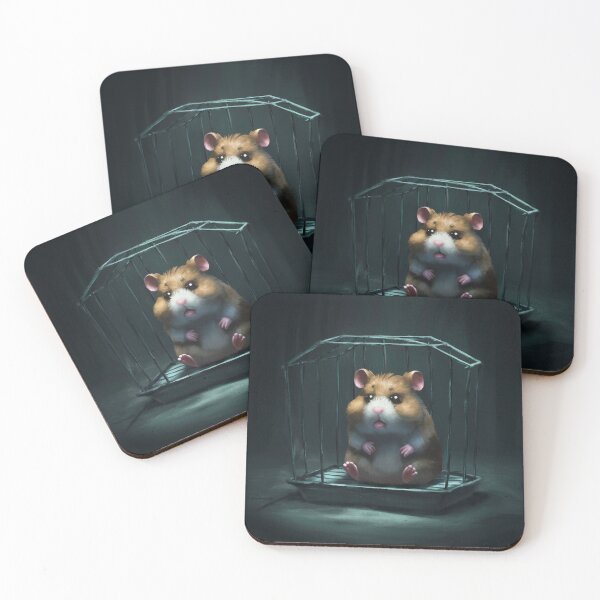 Item preview, Sad Hamster in Cage designed and sold by Adarsh03.