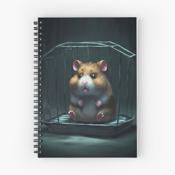 Item preview, Sad Hamster in Cage designed and sold by Adarsh03.