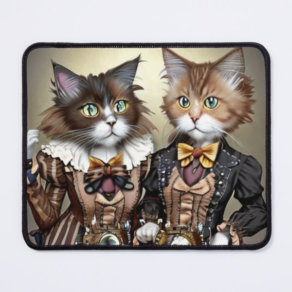 Item preview, Ladies Victorian steampunk duo cat designed and sold by Astralia.
