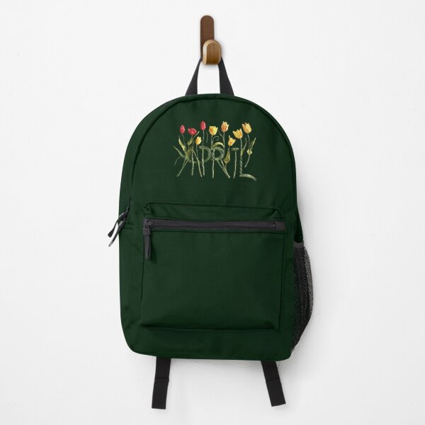 Item preview, April Blossoms: Vibrant Tulip Handcrafted Typography designed and sold by Ace Apparel  Attire.