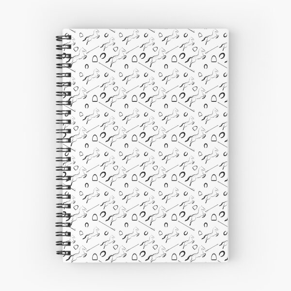 Item preview, Elegant horse pattern in black color designed and sold by sashica.