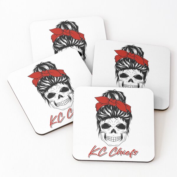 Item preview, Kansas-City Chiefs Skull designed and sold by Emily-Clarks.