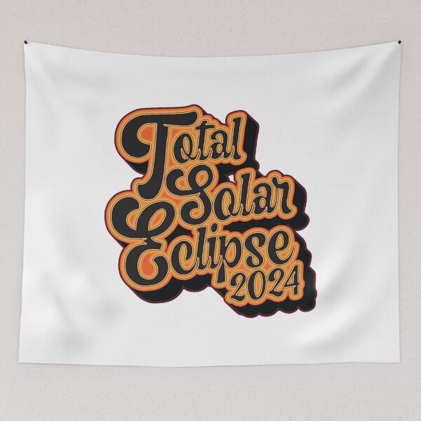 Item preview, Total Solar Eclipse 2024 - Retro  designed and sold by Whimsical  Thinker.