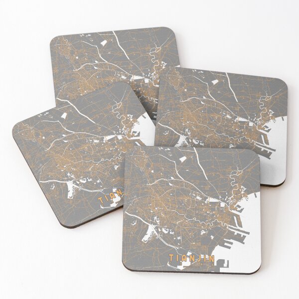 Item preview, Tianjin City Map of China - Bauhaus designed and sold by deMAP.
