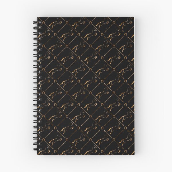 Item preview, Elegant horse pattern in gold color designed and sold by sashica.
