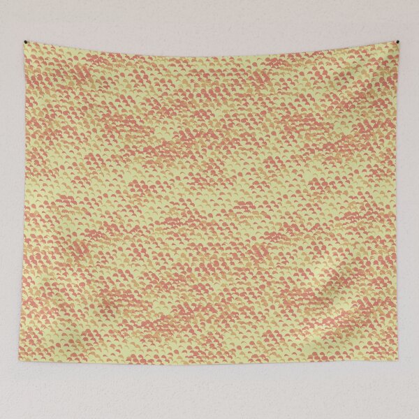 Item preview, Golden Hour Glow Protea Petals Pattern – Australian Sunrise-Inspired Warm Toned Textile Design from 'In The Breeze' Series designed and sold by Jay Dee Dearness.